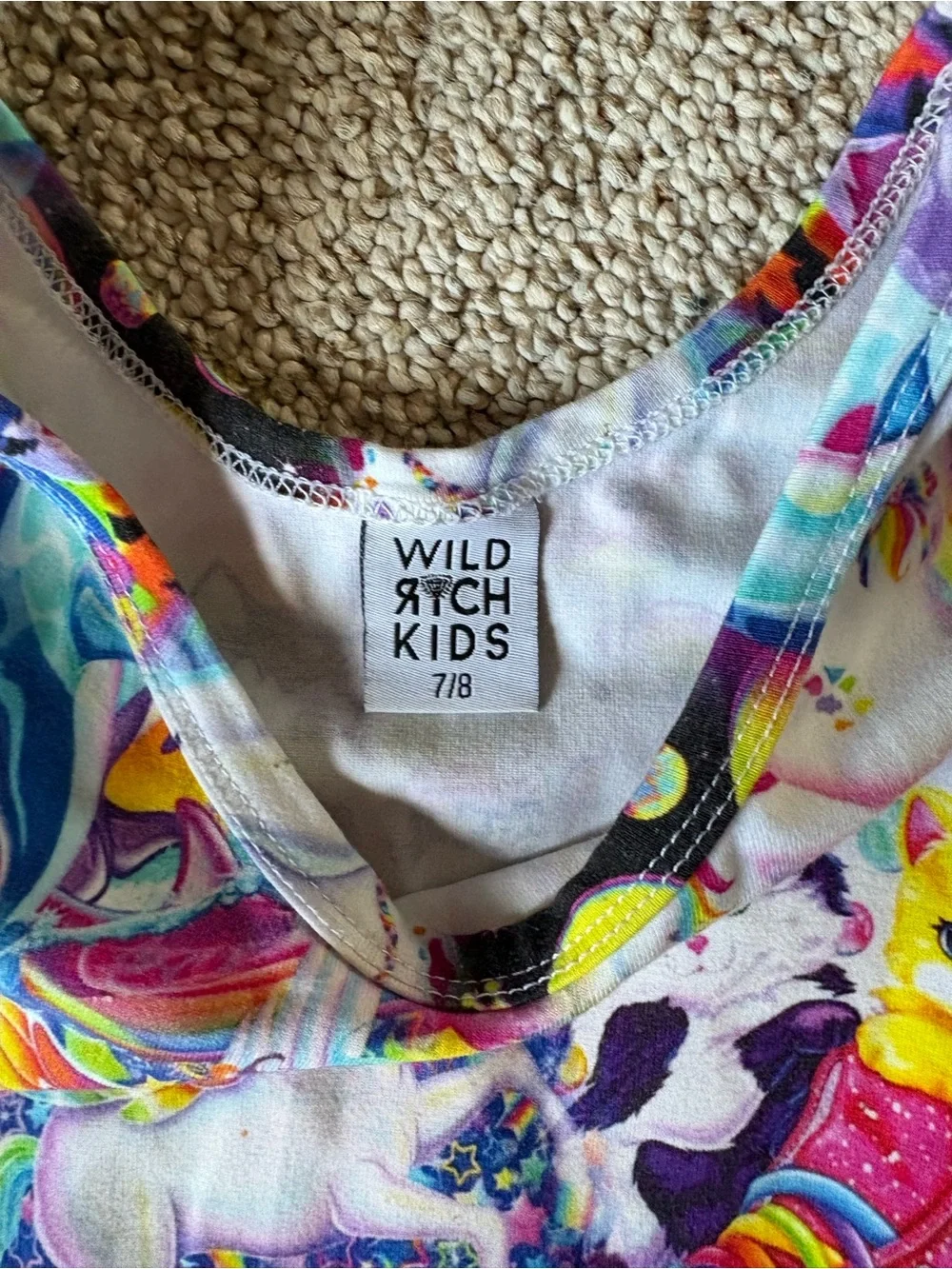 Wild Rich Kids Lisa Frank Romper
